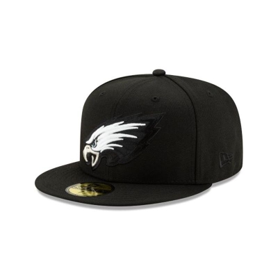 Philadelphia Eagles Gorra | New Era NFL Logo Elements 2.0 59fifty Fitted Cap Mexico - Negros